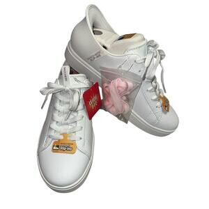 Skechers Hands Free Slip-Ins Shoes size 7 Wide Women Royal Stride White Athletic